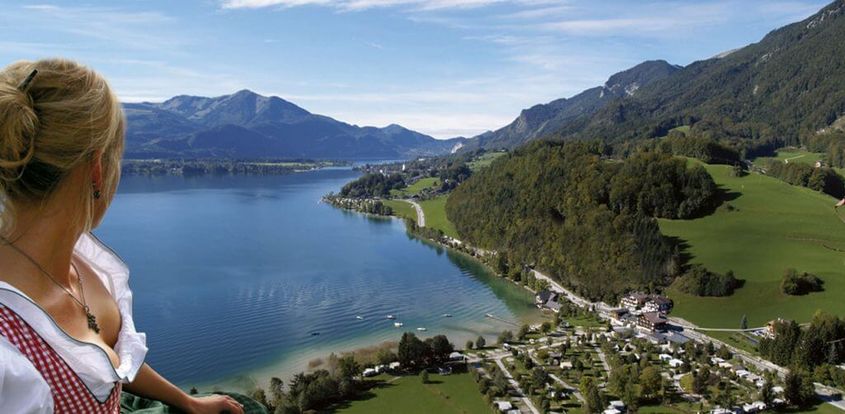 Blick auf den Wolfgangsee Blick auf den Wolfgangsee