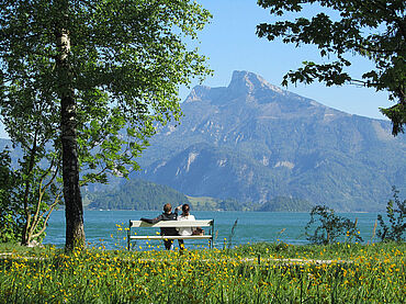 Blick auf den Mondsee und Schafberg, © www.mondsee.at Blick auf den Mondsee und Schafberg, © www.mondsee.at