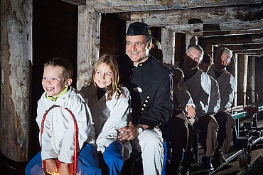 Salzwelten Hallein, Grubenhund, © Salzwelten/Podpera Salzwelten Hallein, Grubenhund, © Salzwelten/Podpera