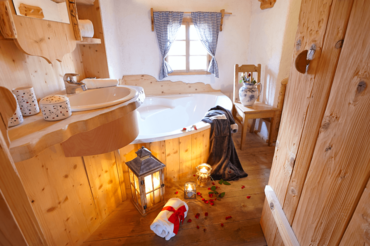 Badezimmer in einer Hütte, Im Dörfl Badezimmer in einer Hütte, Im Dörfl